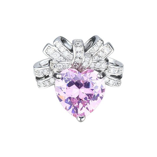 Heart and Bow Ring