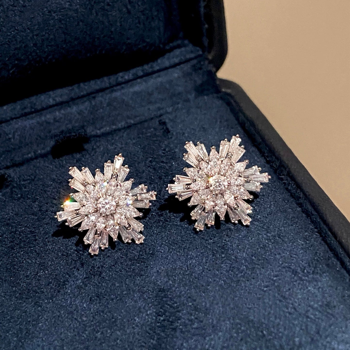 Snowflake Silver-plated Ring