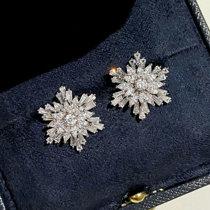 Snowflake Silver-plated Ring