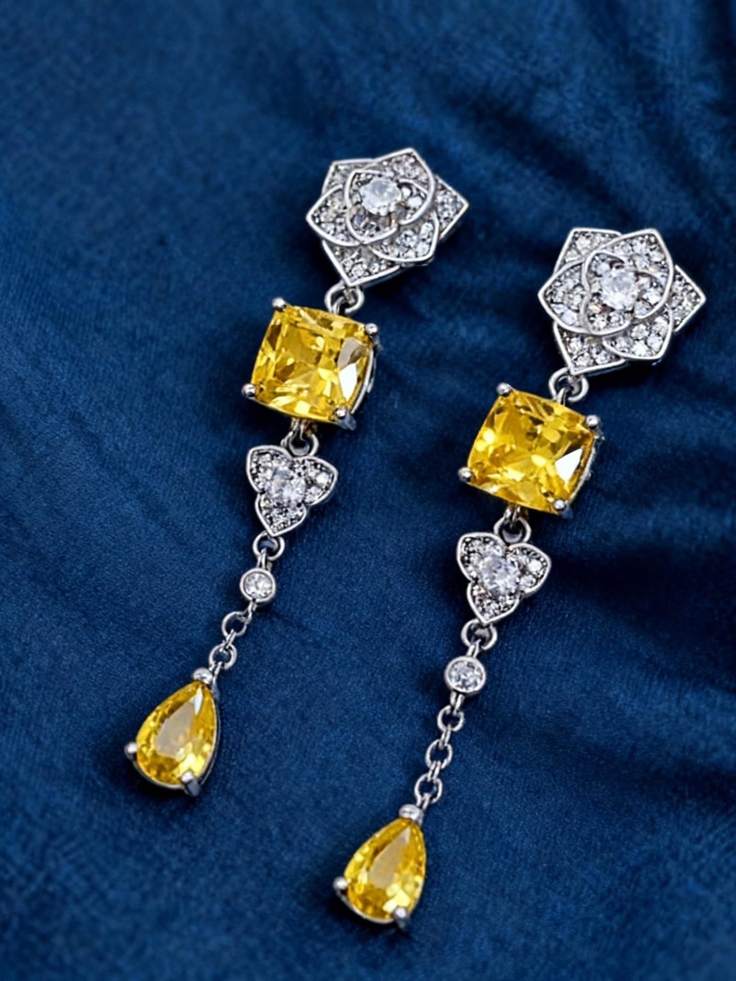 Dazzling Rose Earrings