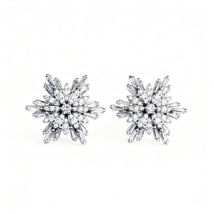 Snowflake Silver-plated Necklace