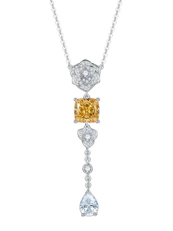 Dazzling Rose Necklace