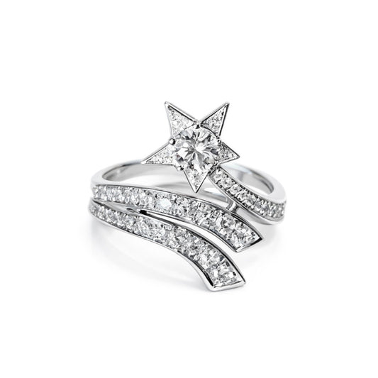 Shooting Star Comet Ring