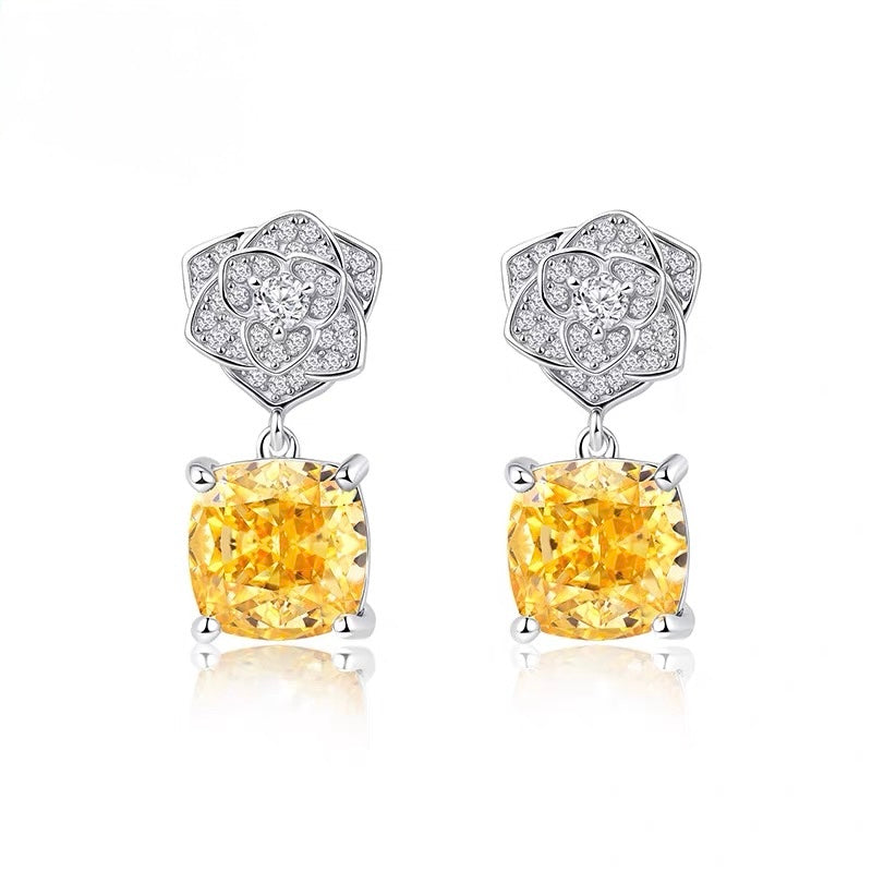 Dazzling Rose Earrings