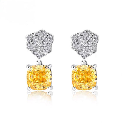 Dazzling Rose Earrings
