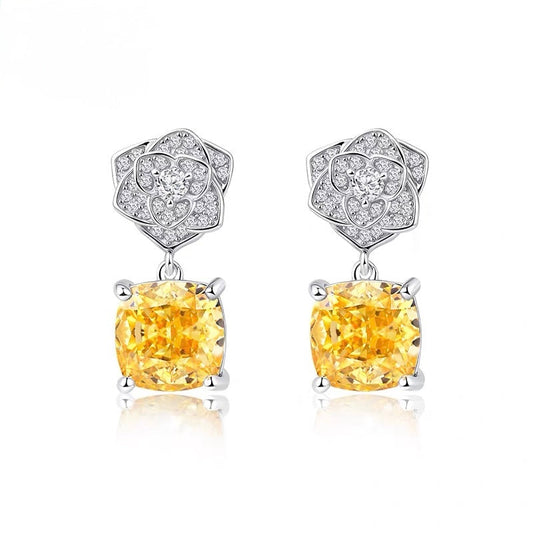 Dazzling Rose Earrings