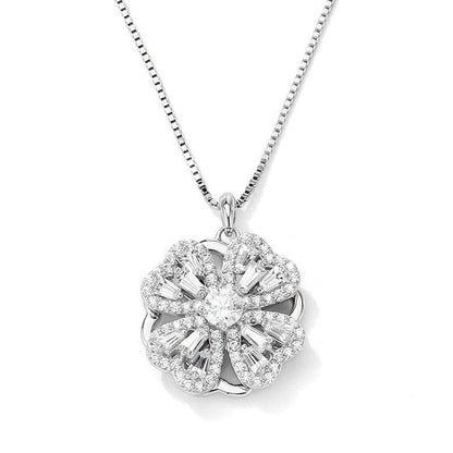 Diamond Clover Spinner Worry Bracelet