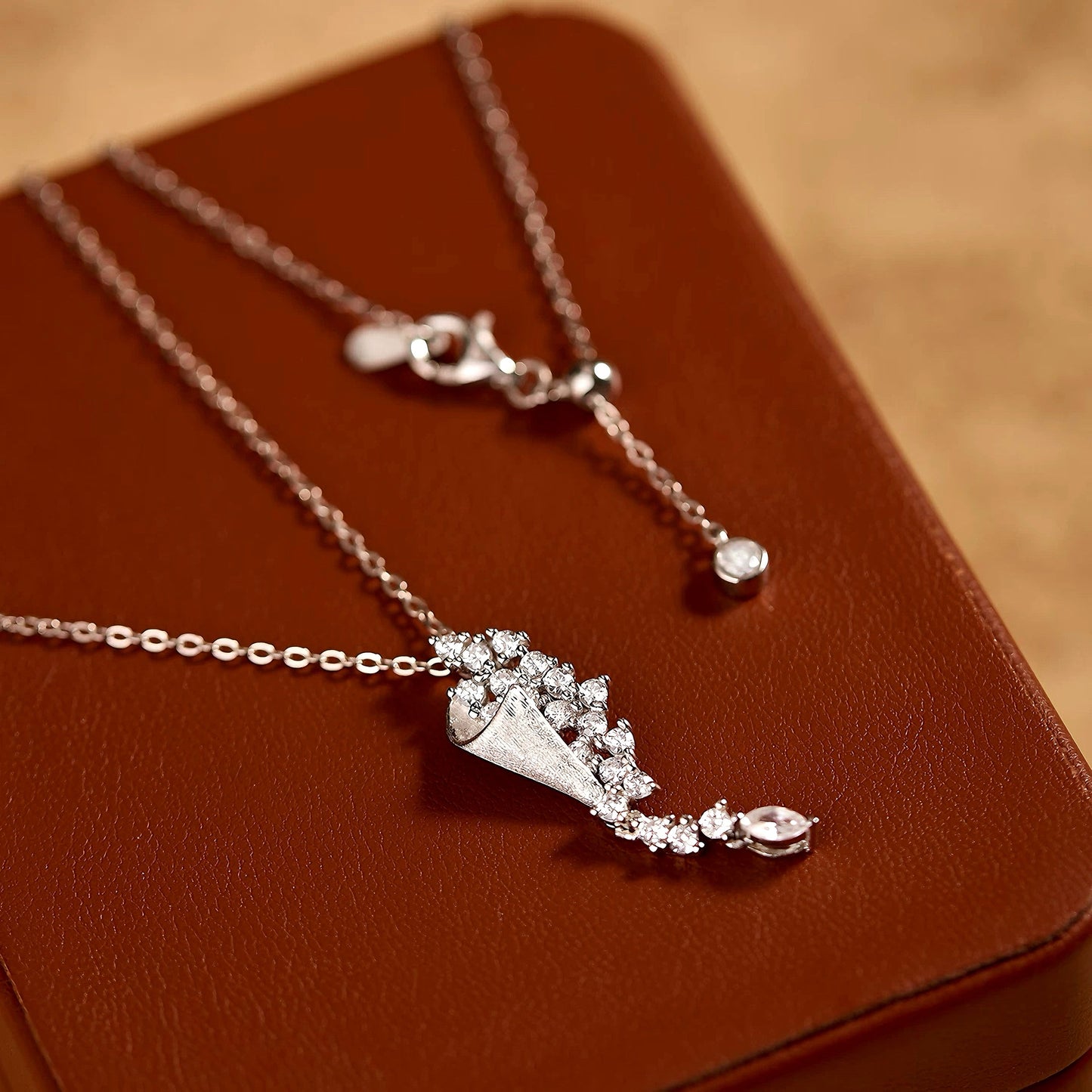 Celestia Hourglass Pendant Necklace