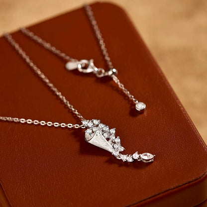 Celestia Hourglass Pendant Necklace
