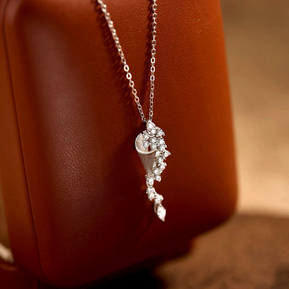 Celestia Hourglass Pendant Necklace