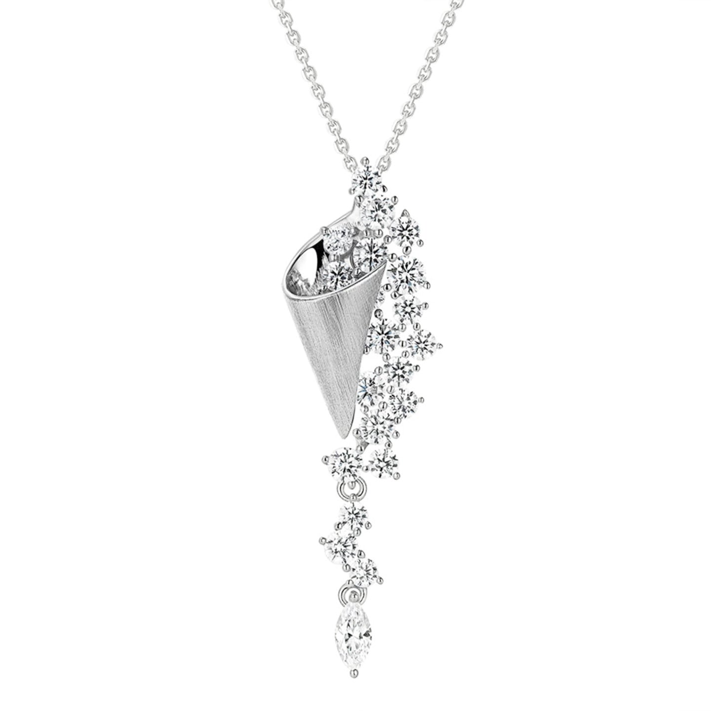 Celestia Hourglass Pendant Necklace