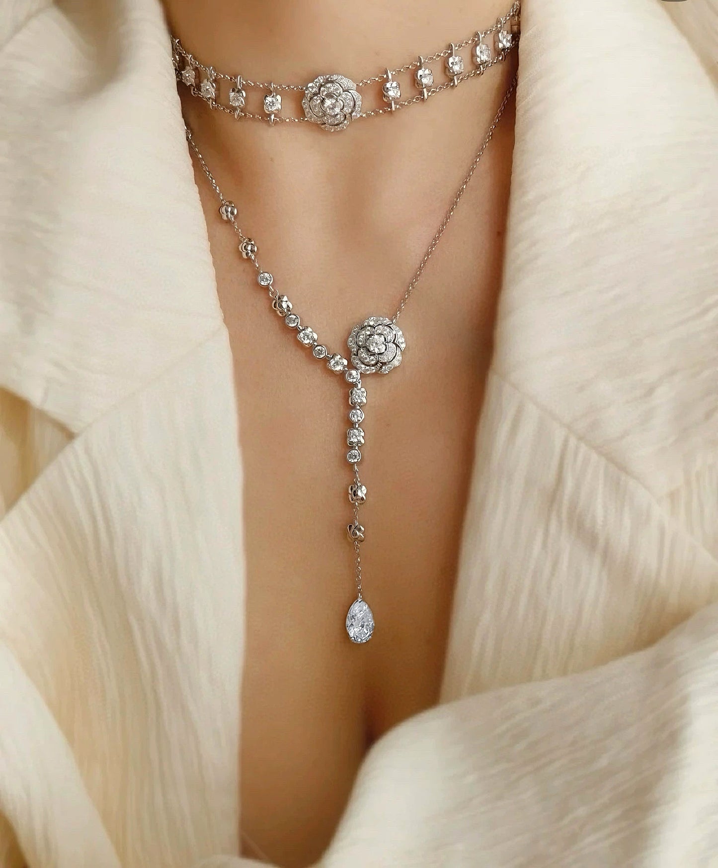 Bouton de Camélia Supple Bracelet