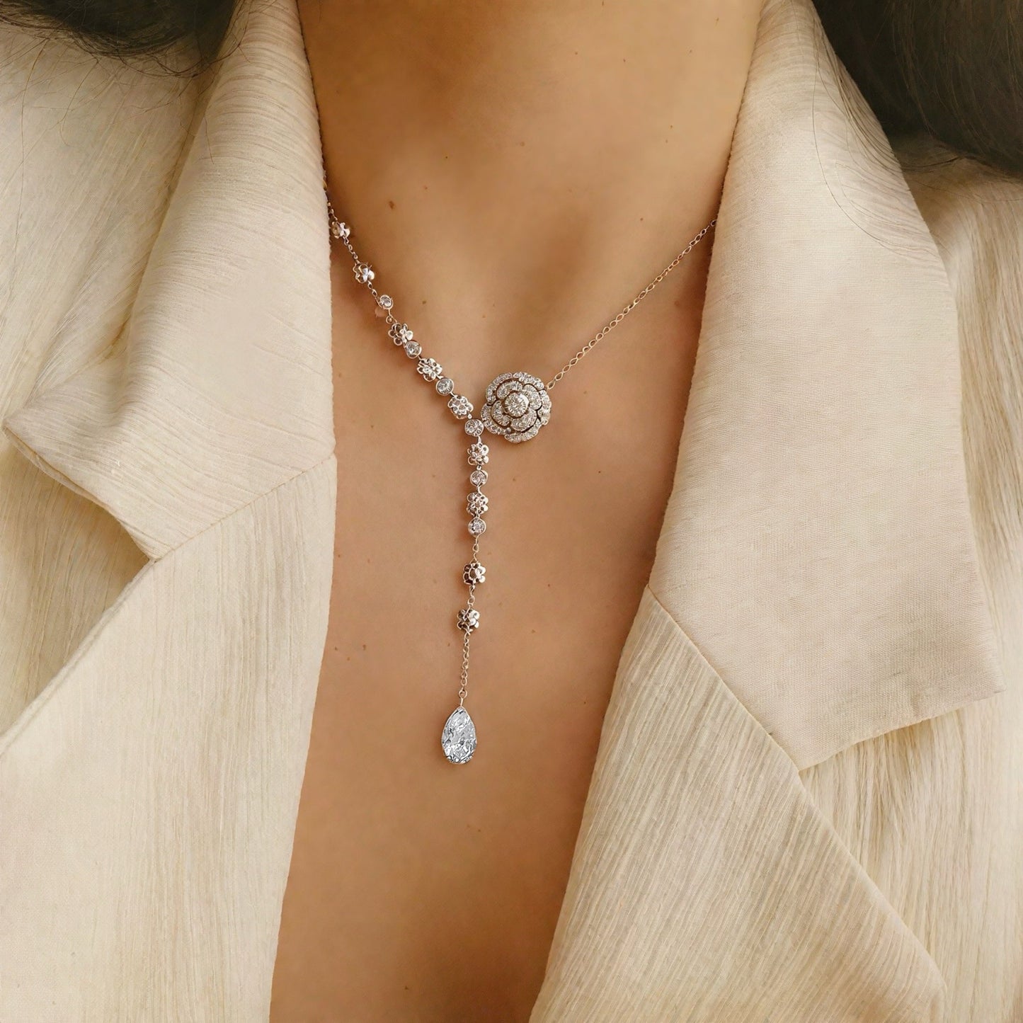 Bouton de Camélia Supple Bracelet