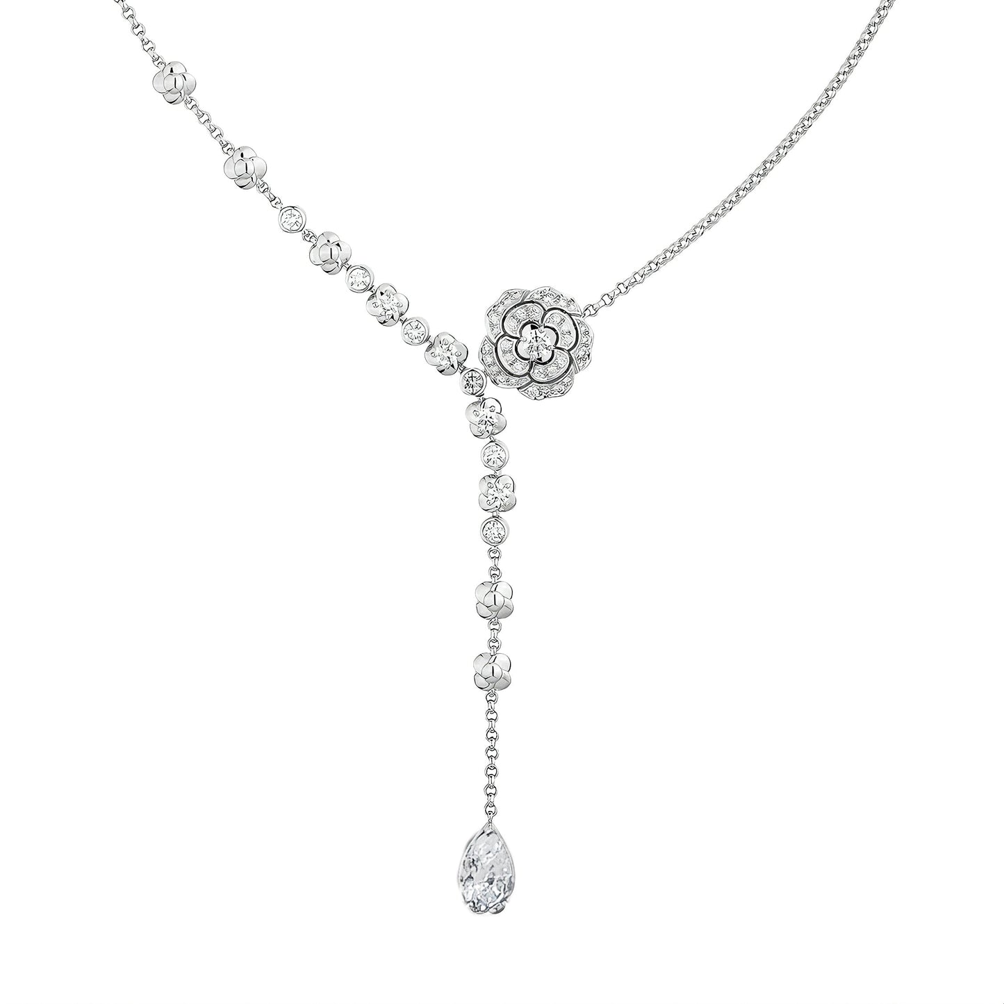 Bouton de Camélia Earrings