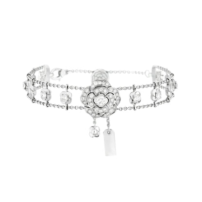 Bouton de Camélia Long Necklace