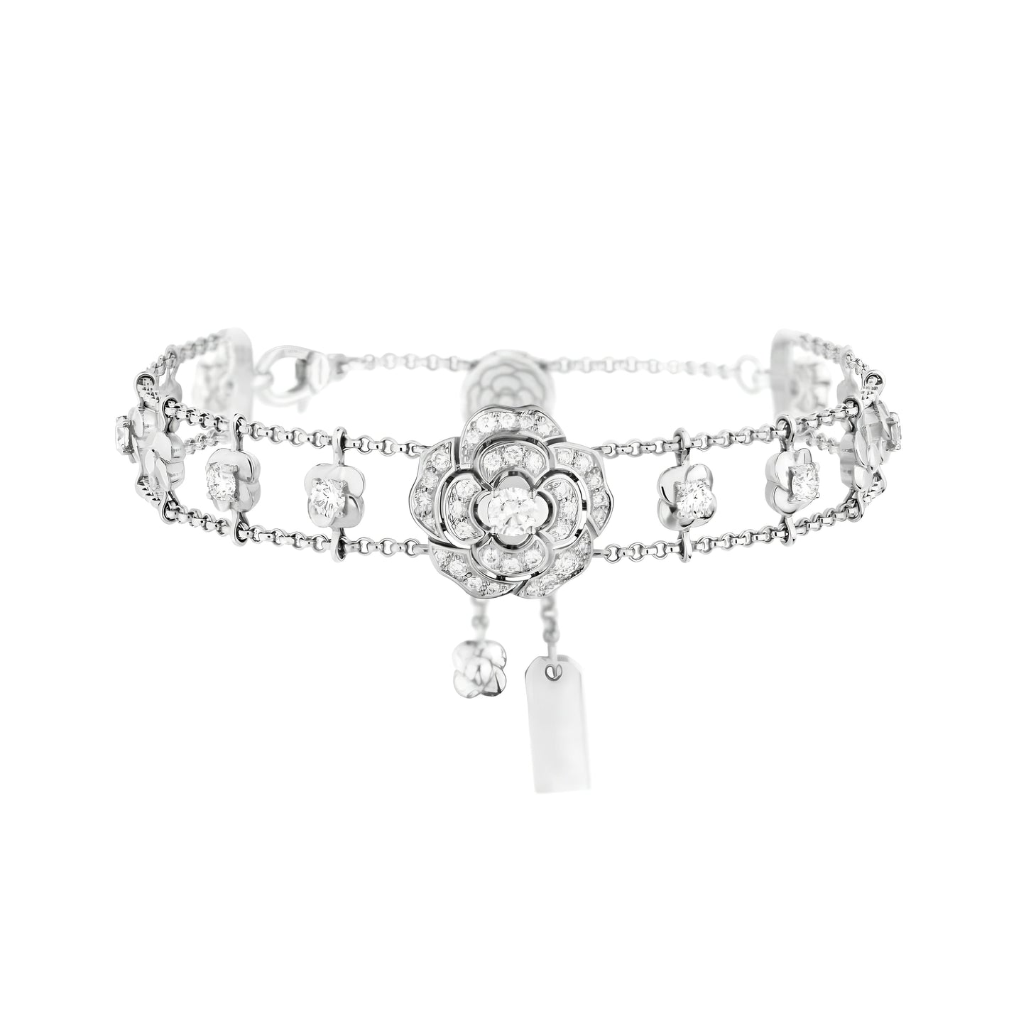 Bouton de Camélia Supple Choker