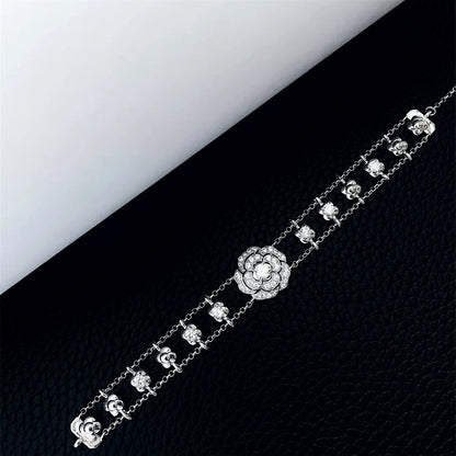Bouton de Camélia Earrings