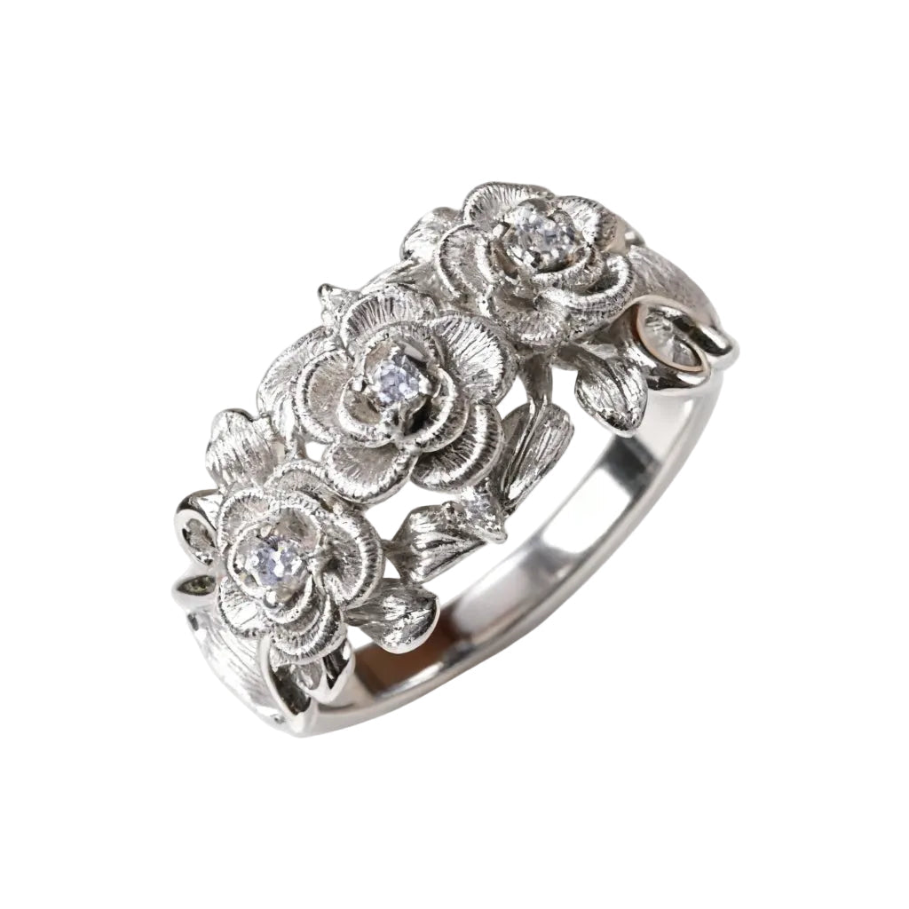 Vintage Camellia Earrings