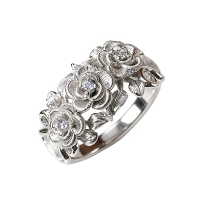 Vintage Camellia Earrings