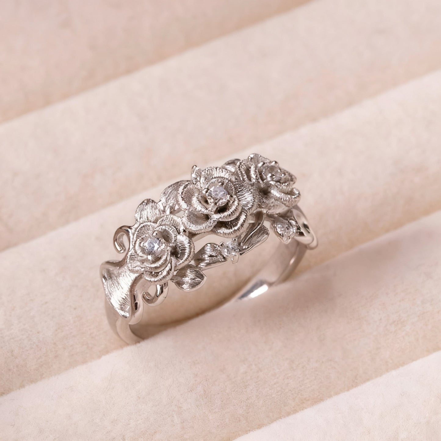 Vintage Camellia Ring