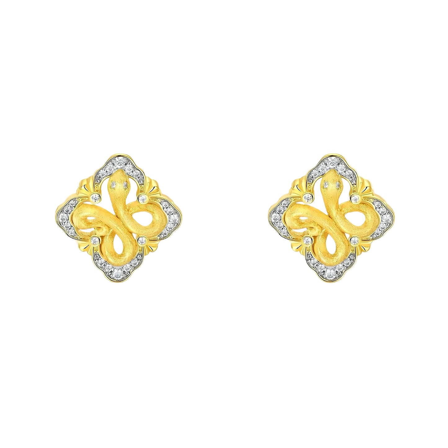 Vintage Snake Earrings