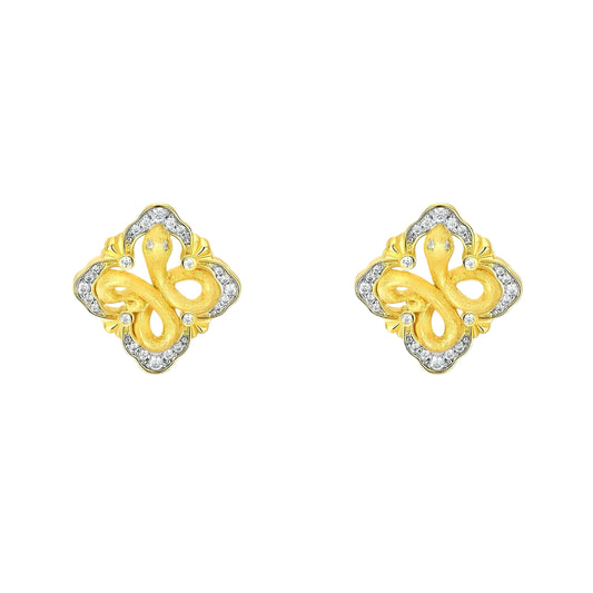 Vintage Snake Earrings