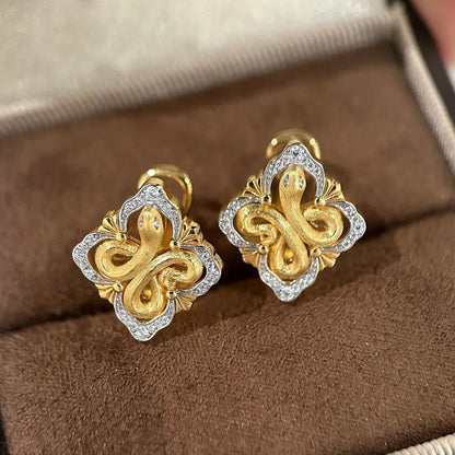 Vintage Snake Earrings