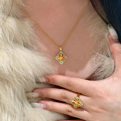 Vintage Snake Necklace
