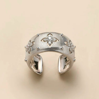 Aurel Cut Out Hoop Earrings