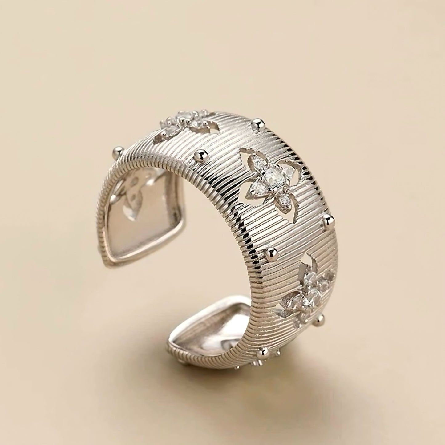 Aurel Cut Out Hoop Earrings