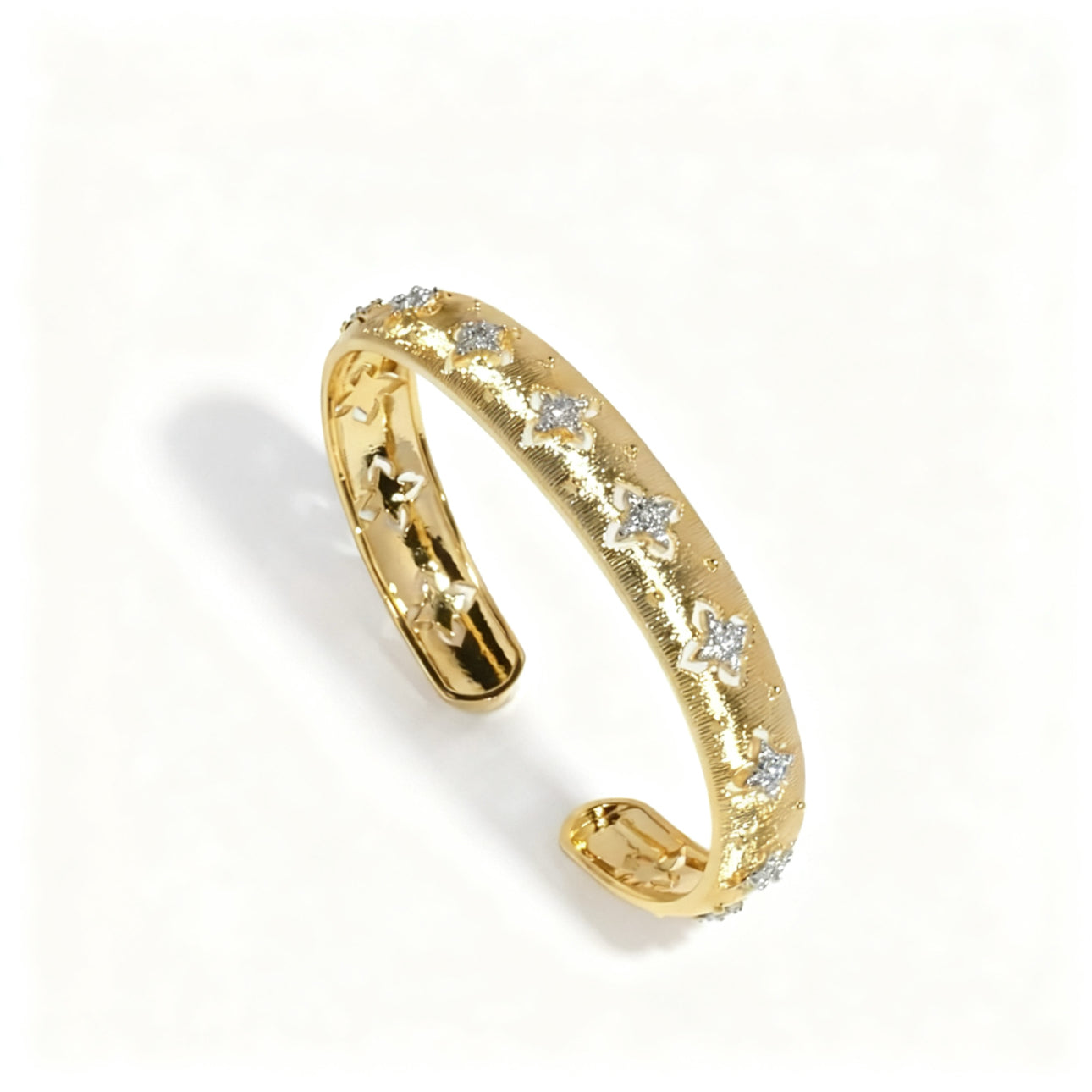 Aurel Cut Out Hoop Earrings